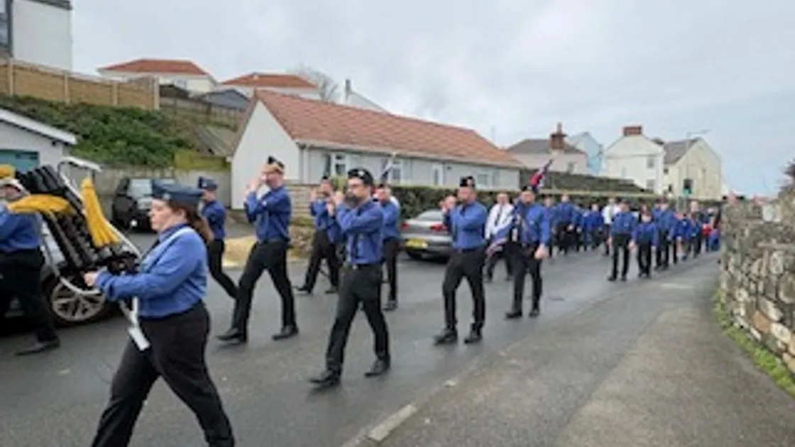 The Guernsey Boys’ Brigade and Girls’ Association on their annual battalion parade.  (Picture by Heidi Belshaw, 34648549)