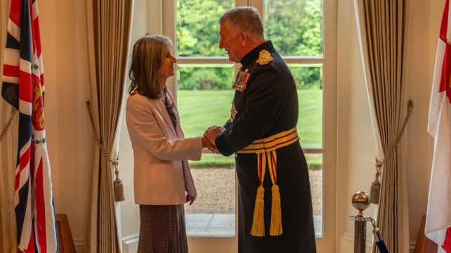 Cardiac charity founder presented with British Empire Medal