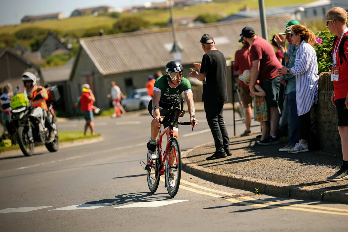 Ethan Woodhead was Guernsey’s top finished in the men’s race.