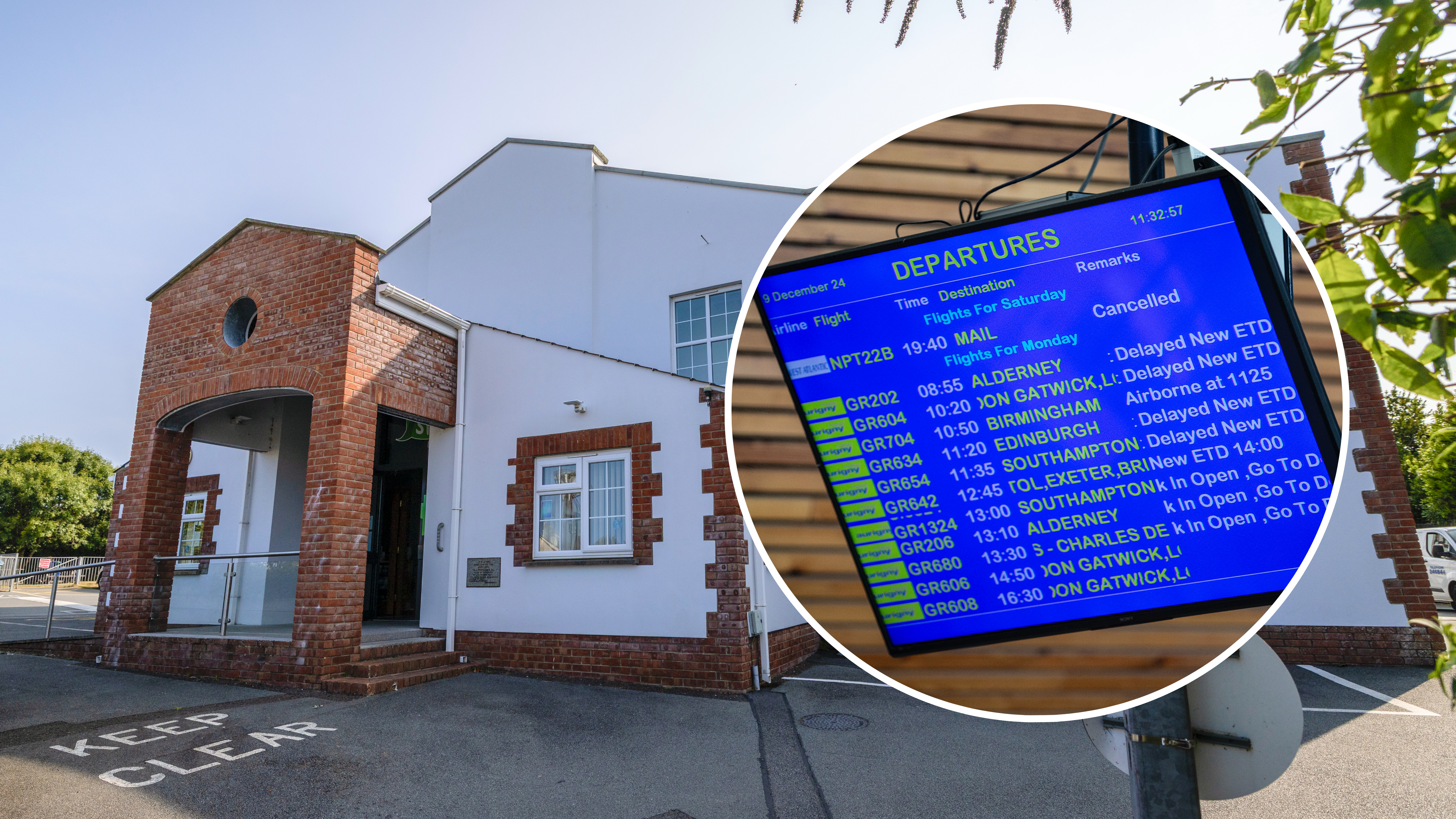 Stranded passengers put up at community centre with hotels full