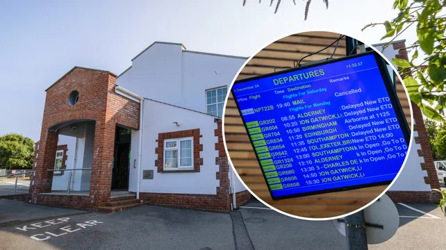 Stranded passengers put up at community centre with hotels full