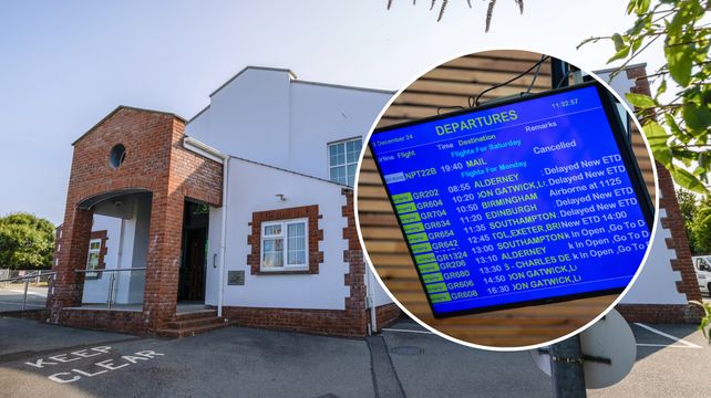 Stranded passengers put up at community centre with hotels full