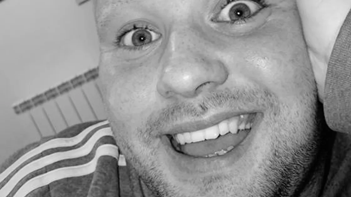 Luke Le Prevost and his freshly shaved eyebrows. Picture supplied by Mr Le Prevost. (28020775)