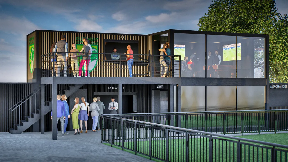 Victoria Park has applied to add a two-storey, modular prefabricated shipping container on the site to provide additional hospitality facilities.
