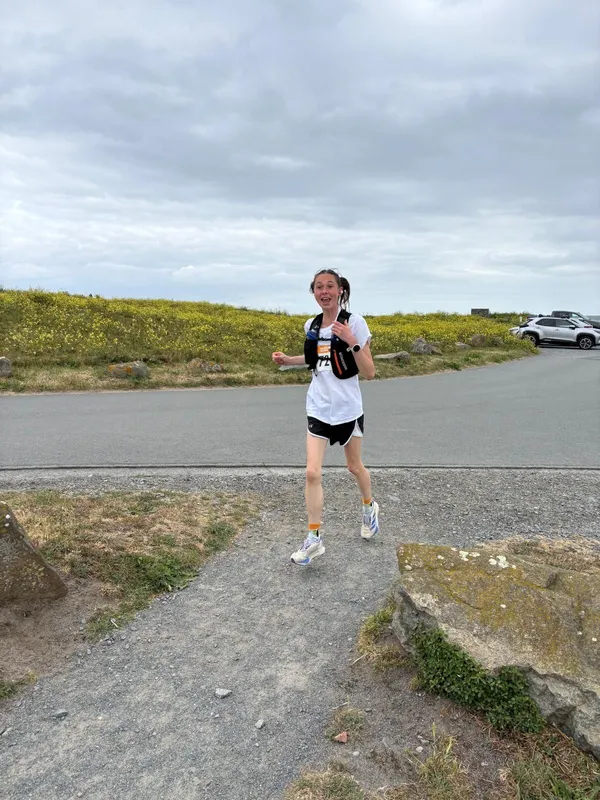 Women's race winner Sophie Fletcher at Rousse.