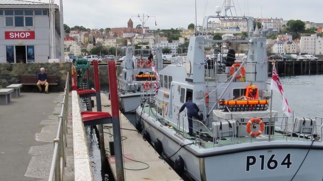 Cadets invited to explore HMS Explorer while in port