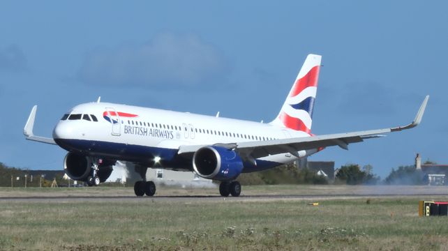 British Airways Airbus Neo touches down
