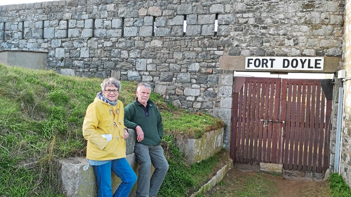 Alderney Society president Dr Trevor Davenport and vice-president Pauline Black devised the plans for the fort’s preparation for visitors.(30543829)