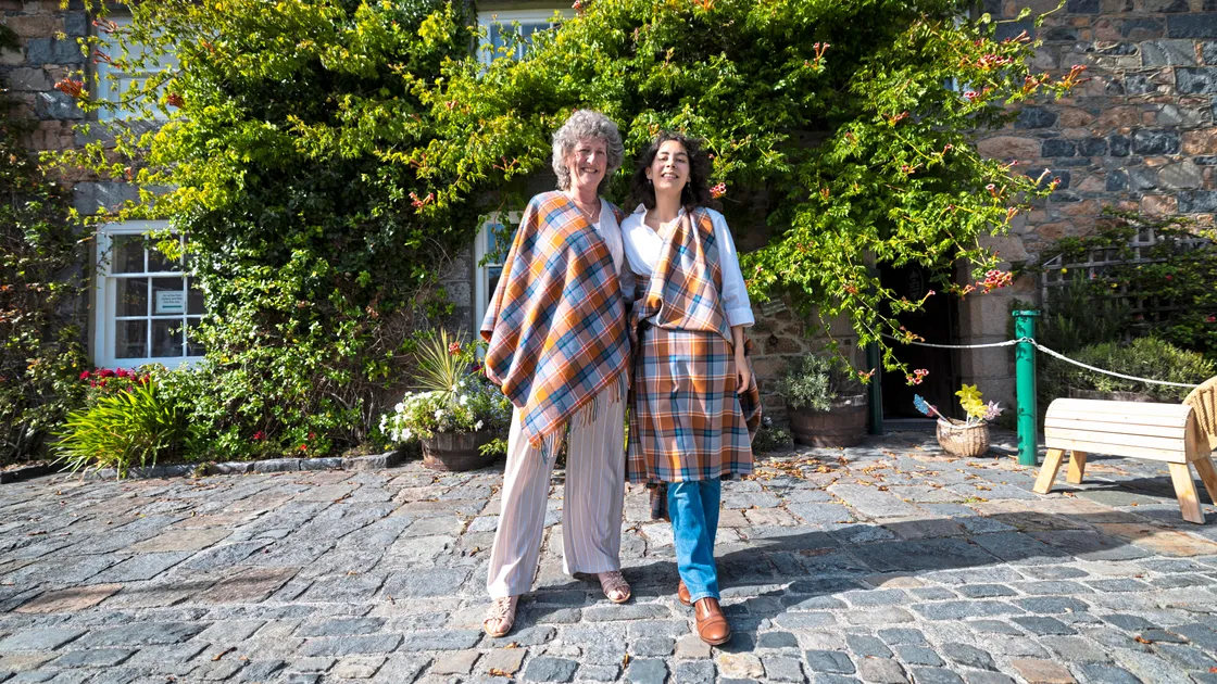 The tartan was launched this week at the Folk & Costume Museum