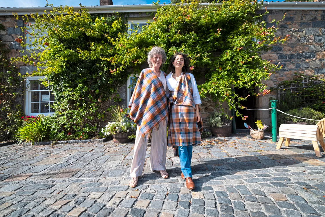 The tartan was launched this week at the Folk & Costume Museum