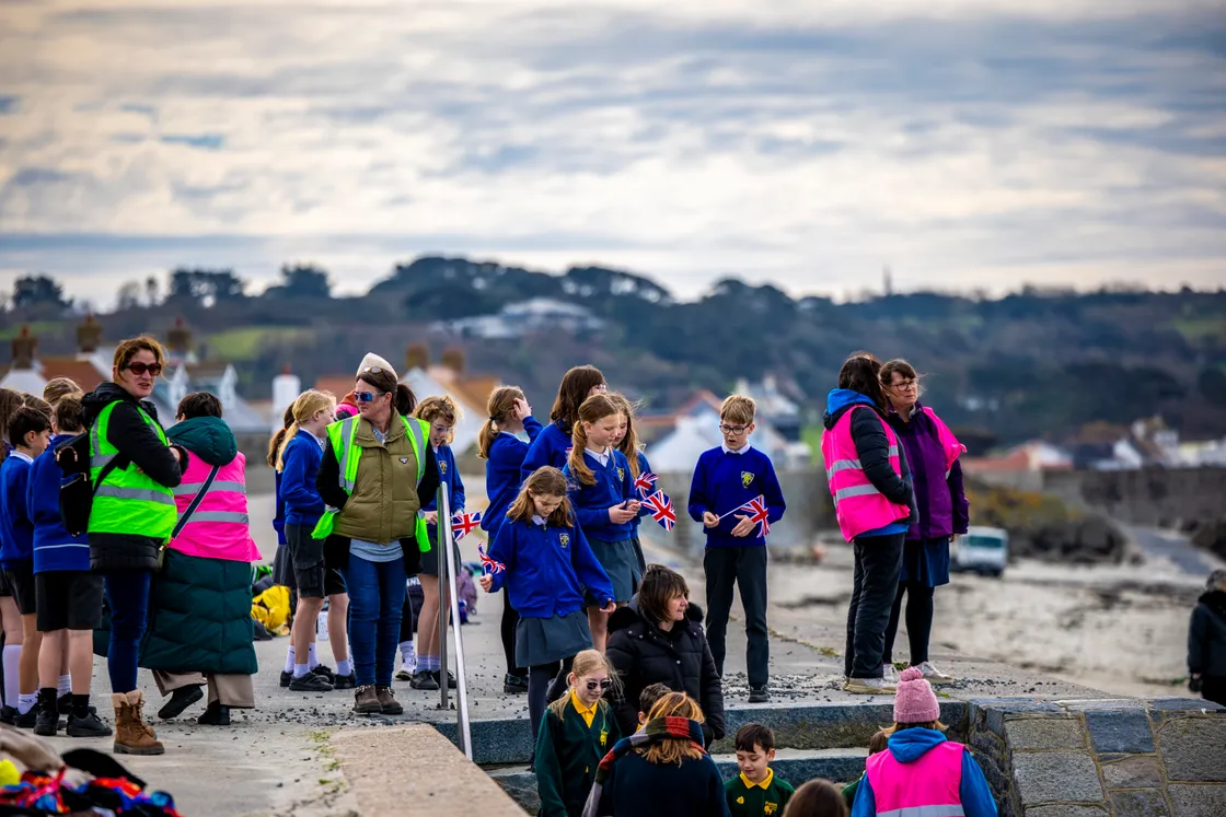 Anne Thomas, one of the organisers of the Liberation Day events planned for L’Eree, had the idea to get the local children involved.