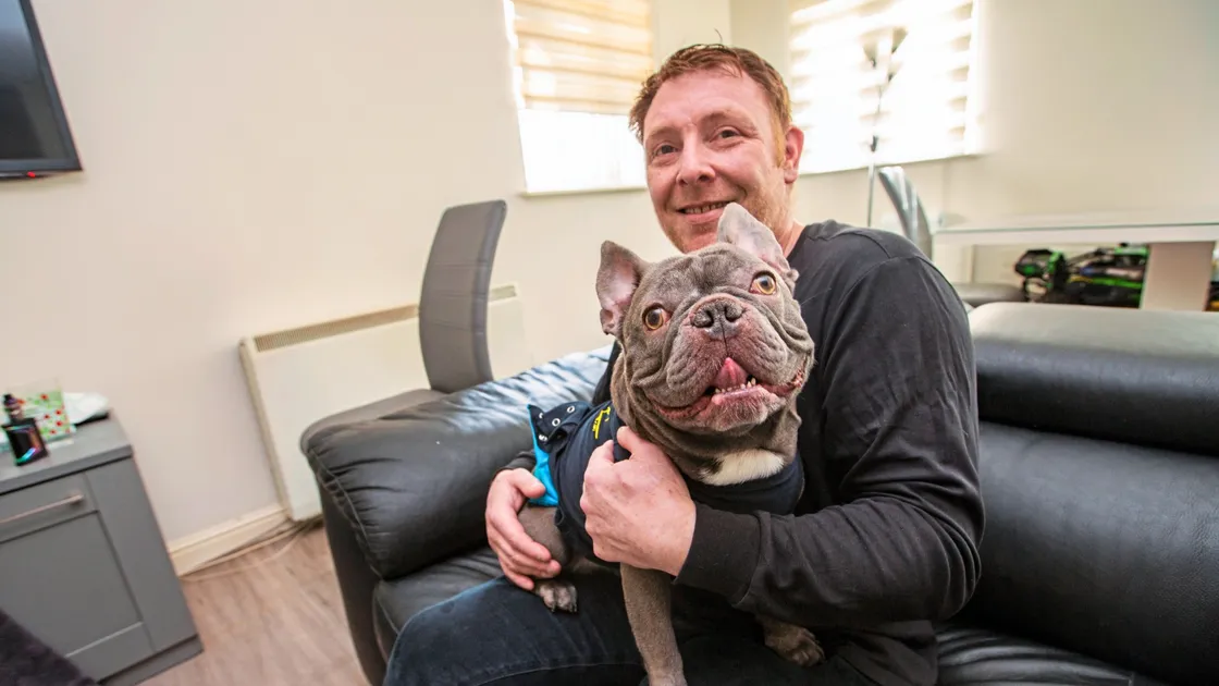 Hughie, a four-year old French bulldog, requires treatment on a condition known as intervertebral disc disease, a medical emergency fairly common with his breed. (Picture by Sophie Rabey, 33037279)