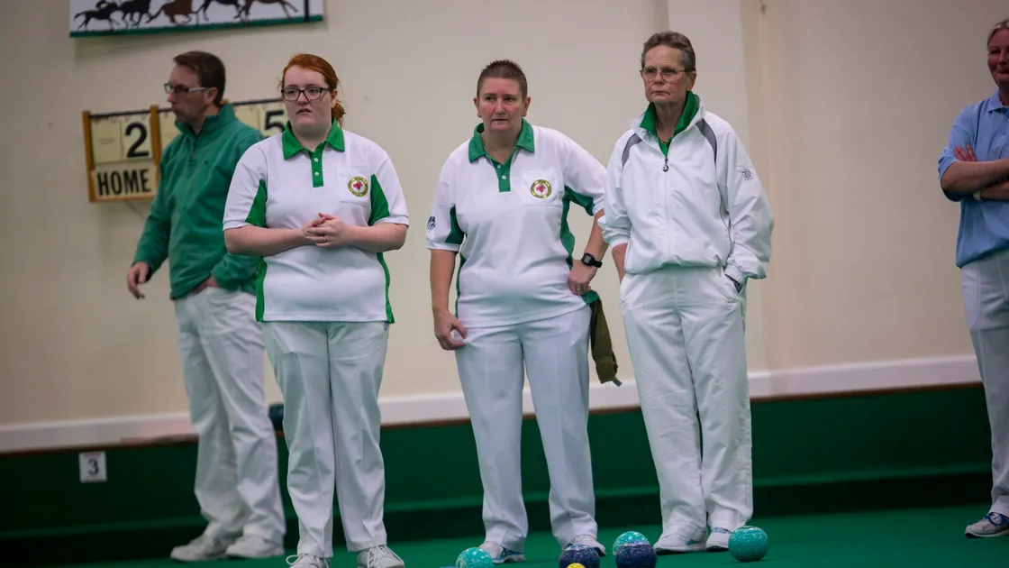 The successful Guernsey women’s triple of, left to right, Catherine Snell, Alison Merrien and Shirley Petit.(Picture by Sophie Rabey, 30372401)