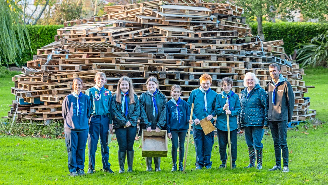 The Scouts display is the only public event on Bonfire Night itself