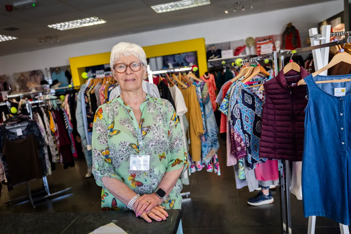 Brenda Terry has been volunteering with the hospice since she retired 12 years ago. 
