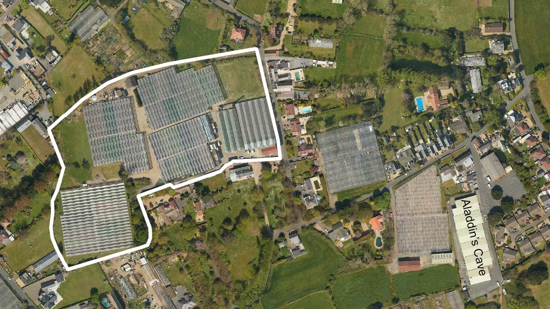 Guernsey Herbs has applied for permission to turn the vinery in Les Abreuveurs Road into a solar farm. (Picture by Peter Frankland, 32539032)