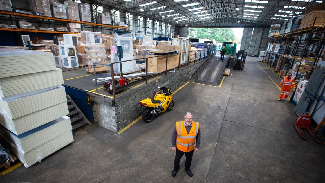 Once it was the centre of one of the island’s main exports, tomatoes, but the Bulwer Avenue sheds are now the place where most goods imported to Guernsey are handled. But Martyn Langlois, Guernsey general manager of Ferryspeed, is keen to move its operations to the East Arm of St Peter Port Harbour.  (Picture by Peter Frankland, 28945753)