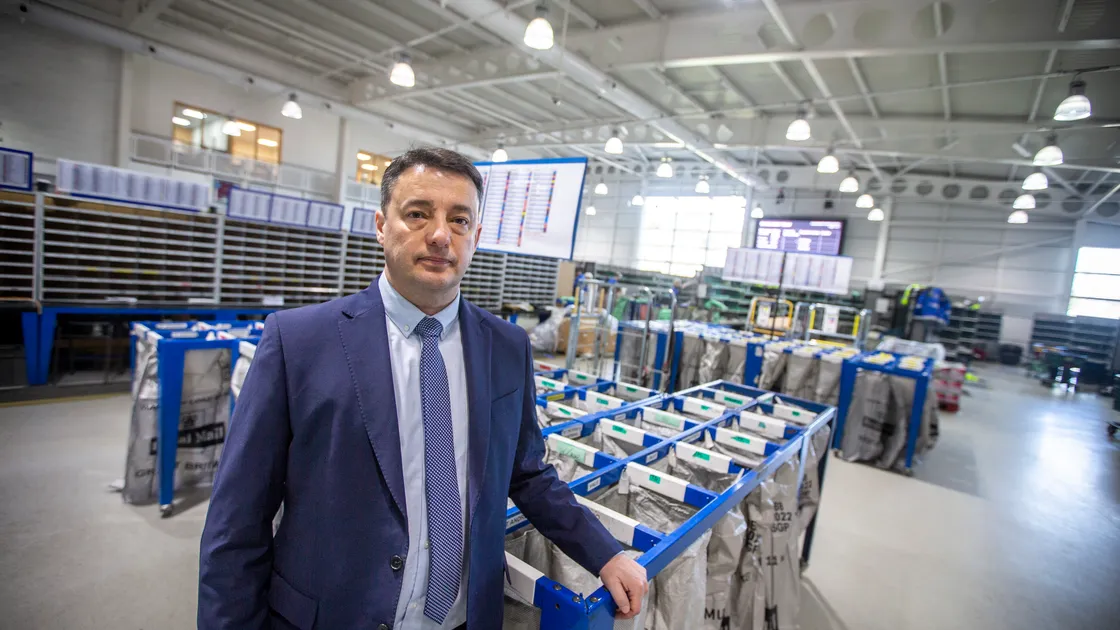 Chief executive Boley Smillie of Guernsey Post. (Picture by Luke Le Prevost, 32130004)