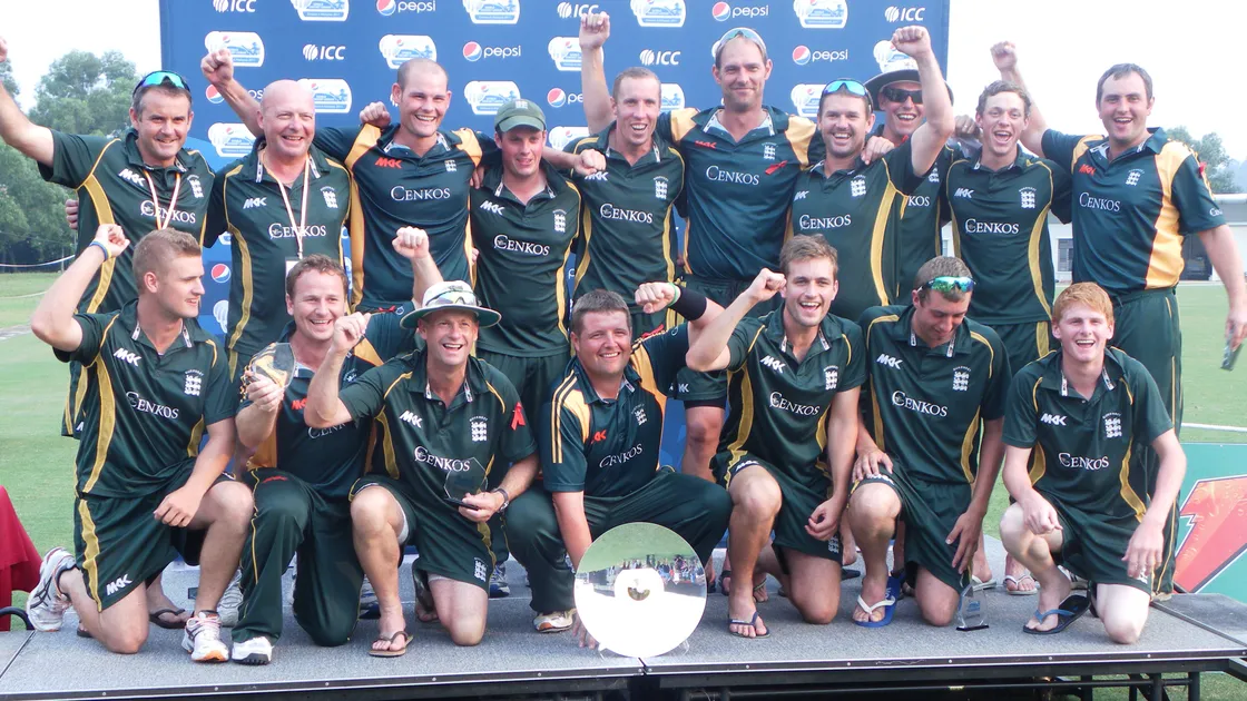 Guernsey celebrate victory in Malaysia in 2011