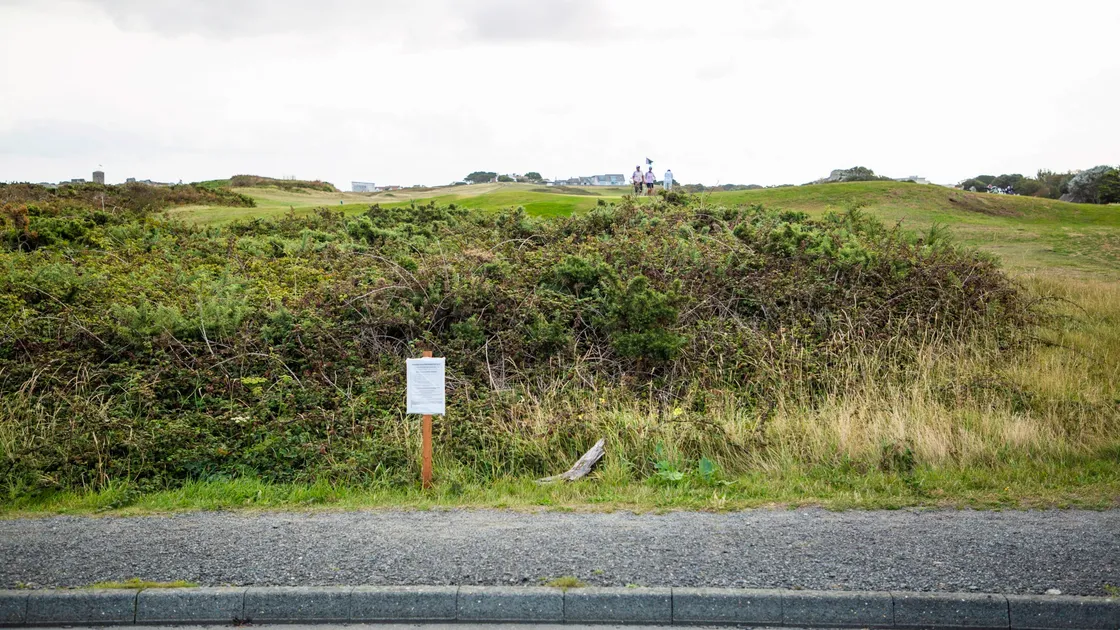Picture by Sophie Rabey.  11-09-20.  The Golf Clubs at L'ancresse have put in a planning application for toilets to be built on L'ancresse Common along Les Clotures Road.. (28677119)