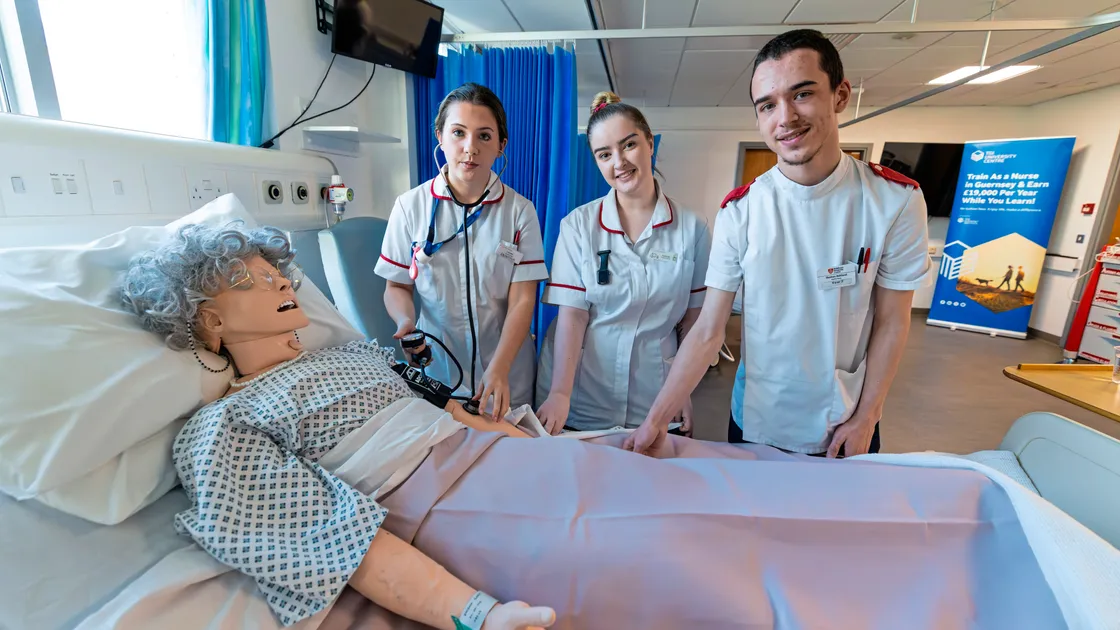 From left: Lauren de Jersey, Kayleigh Moullin and Thomas Rohland