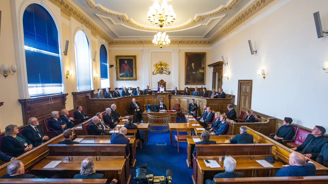 Deputy Mark Helyar’s requete, which proposes cutting the number of deputies by 10 when the States term ends next year, will be debated this week. (Picture by Peter Frankland, 33858284)