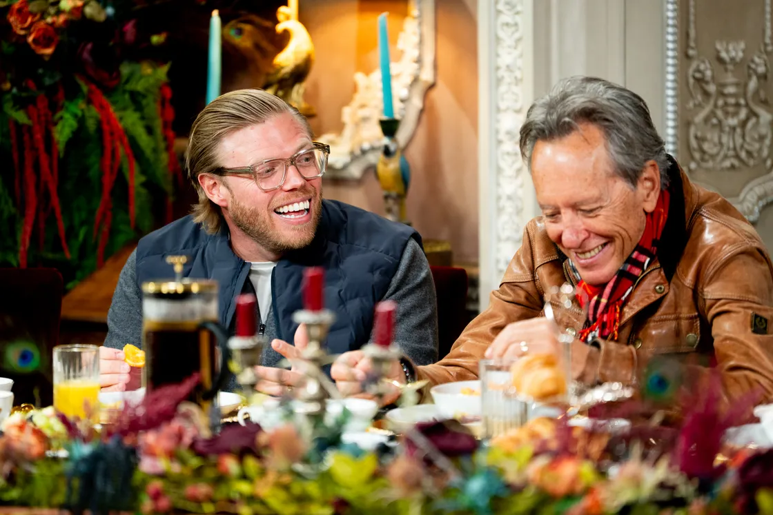 The morning after: Richard E Grant wonders if his days are numbered... and does Rob Beckett have more teeth than a normal person?
