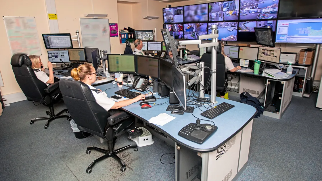 Green Watch and duty in the Joint Emergency Services Control Centre, which has seen a jump in calls. (Pictures by Sophie Rabey, 33082331)
