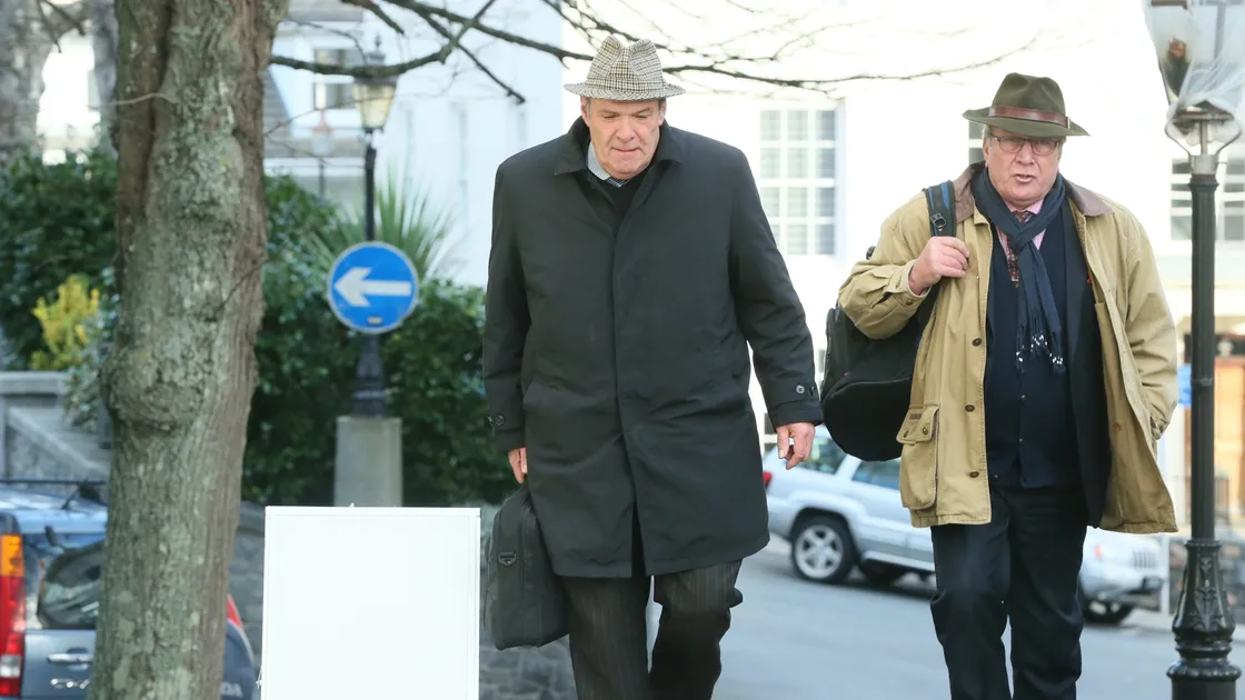 Alderney representatives in the States of Guernsey, left to right, Louis Jean and Graham McKinley. (Picture by Adrian Miller, 20726338)