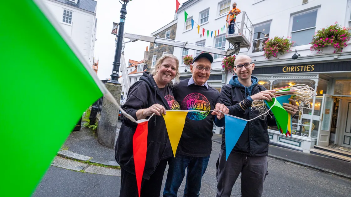 Left to right: Claire Dawson, Andrew Pouteaux and Daniel Ogier-Keltie. (Picture by Peter Frankland, 34783652)