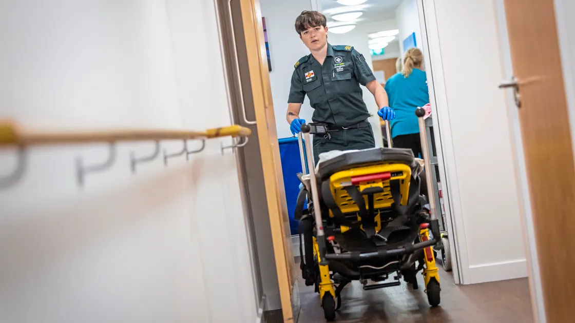 Trainee emergency medical technician Mimi Le Flocq.