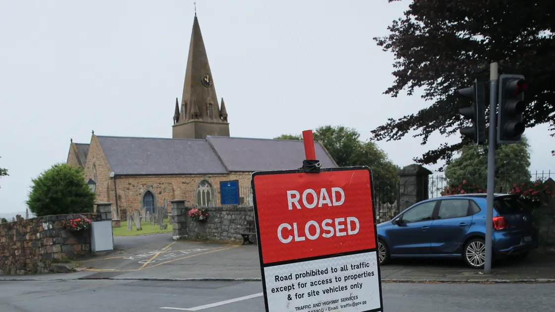 The road between Les Bourgs Hospice and Castel Church will be closed from Saturday. (Archive picture, 32666274)