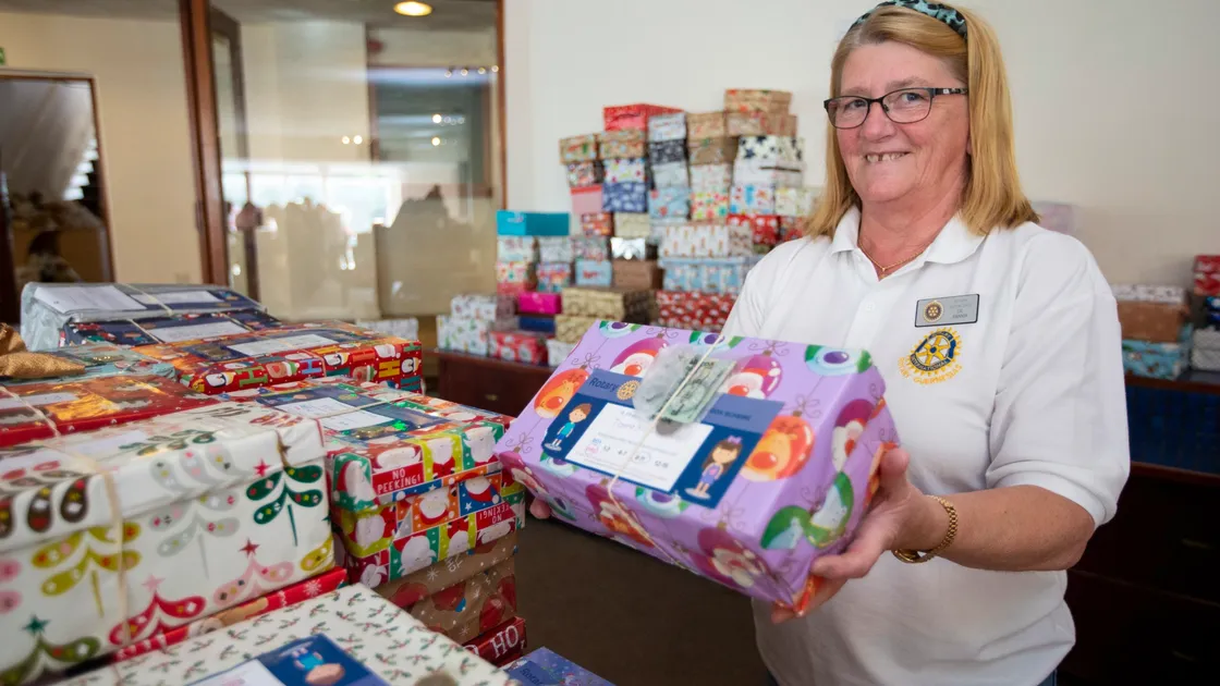 Liz Johnson of Rotary Guernesiais. (30156957)