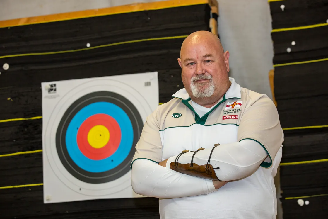 ‘Archery in Guernsey was Steve Yates and Steve Yates was archery for Guernsey.’