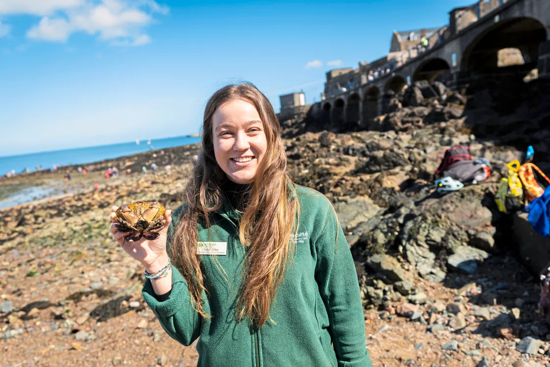 La Societe education conservation officer Sarah Allez.