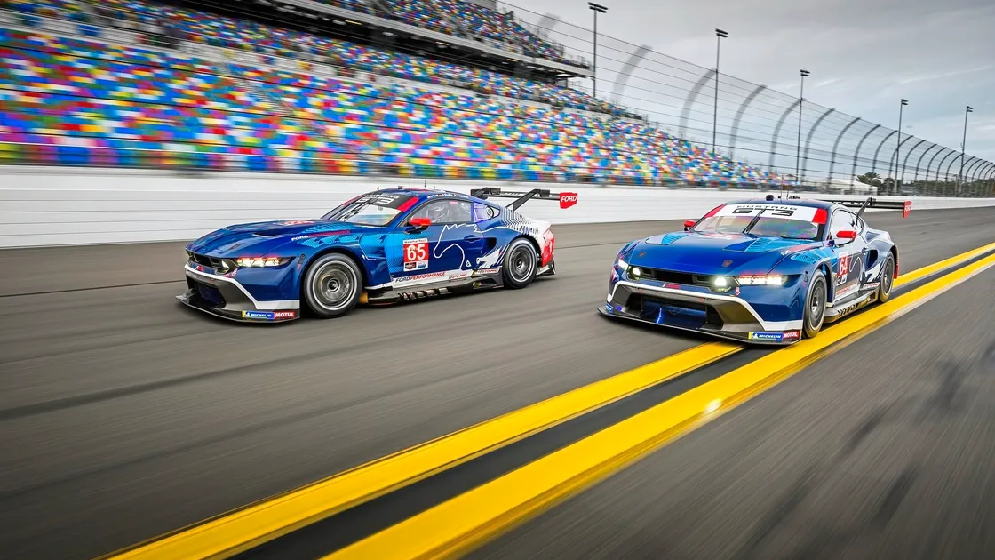 Seb Priaulx will be driving in the No 64 Ford Mustang GT3 in 2025 having been announced in the Ford Multimatic Motorsports IMSA driver line-ups.
Picture from Multimatic Motorsports, 15-11-24 (33790383)