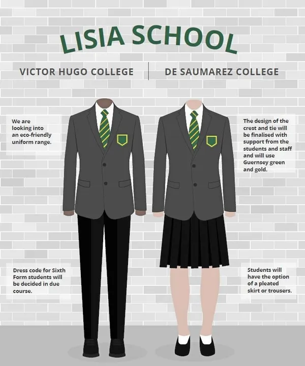The new school unifirm for the Lisia Schools (26166935)