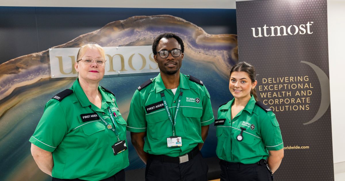 Finance sector first-aiders do their Utmost for St John