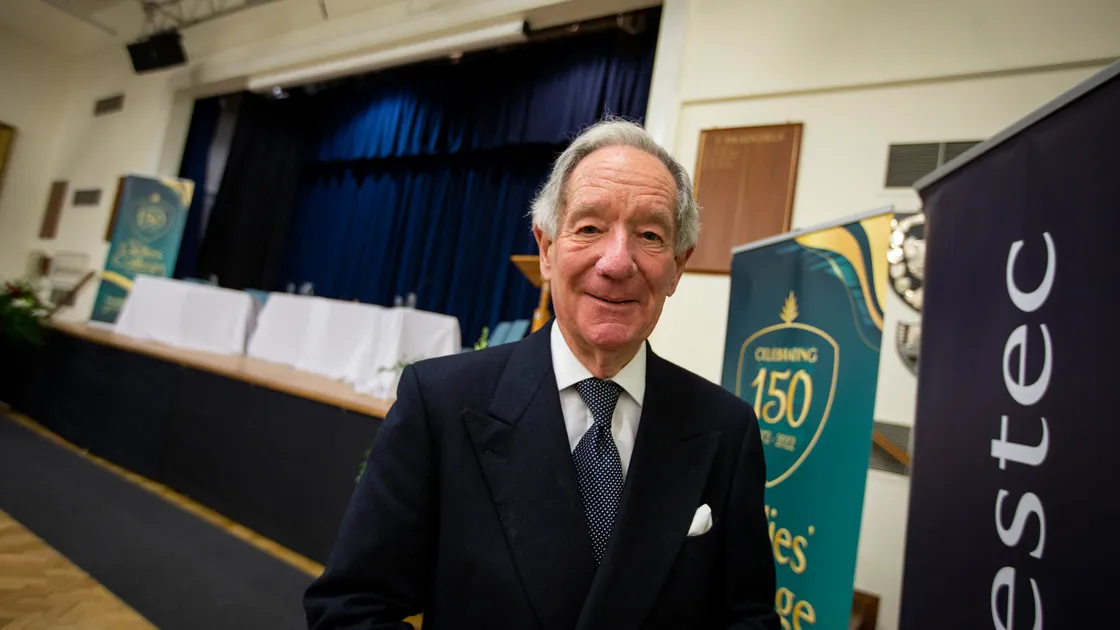 Michael Buerk was at The Ladies’ College to chair a debate on whether sexism is worse now than it was 30 years ago. (Picture by Luke Le Prevost, 31800564)