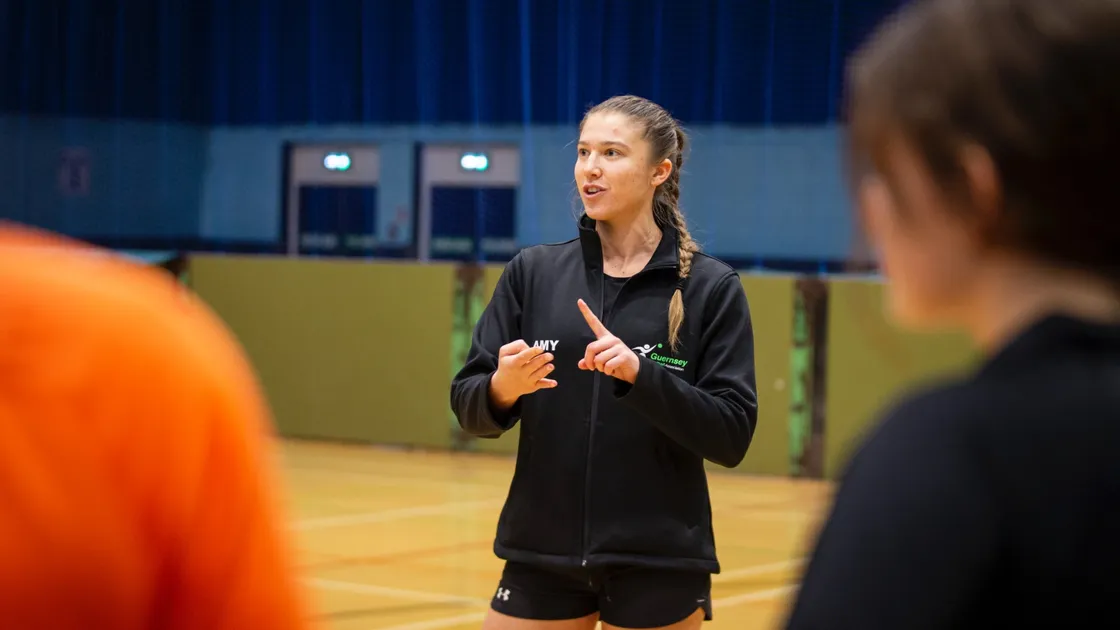 Fallaize was appointed as Guernsey's first netball development officer in 2021. (Picture by Luke Le Prevost, 32468830)