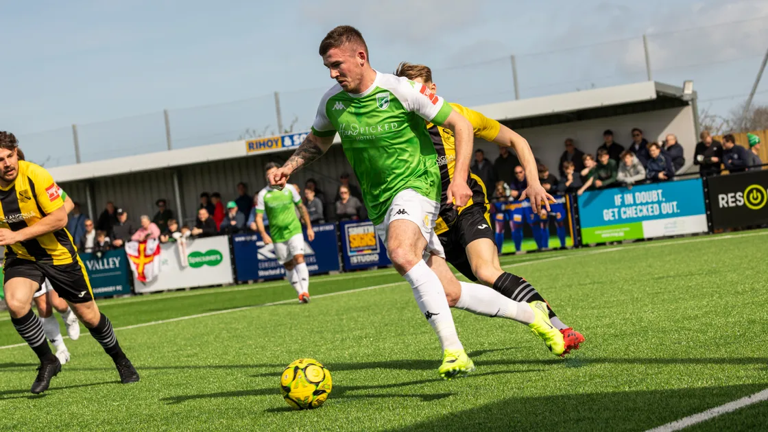 Charlton Gauvain settled a close contest with a fine second-half strike.