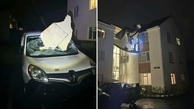 Widespread damage reported as Storm Goretti brings 84mph gusts