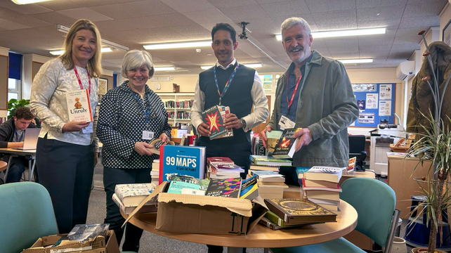 Literary Festival funds help Sixth Form Centre library