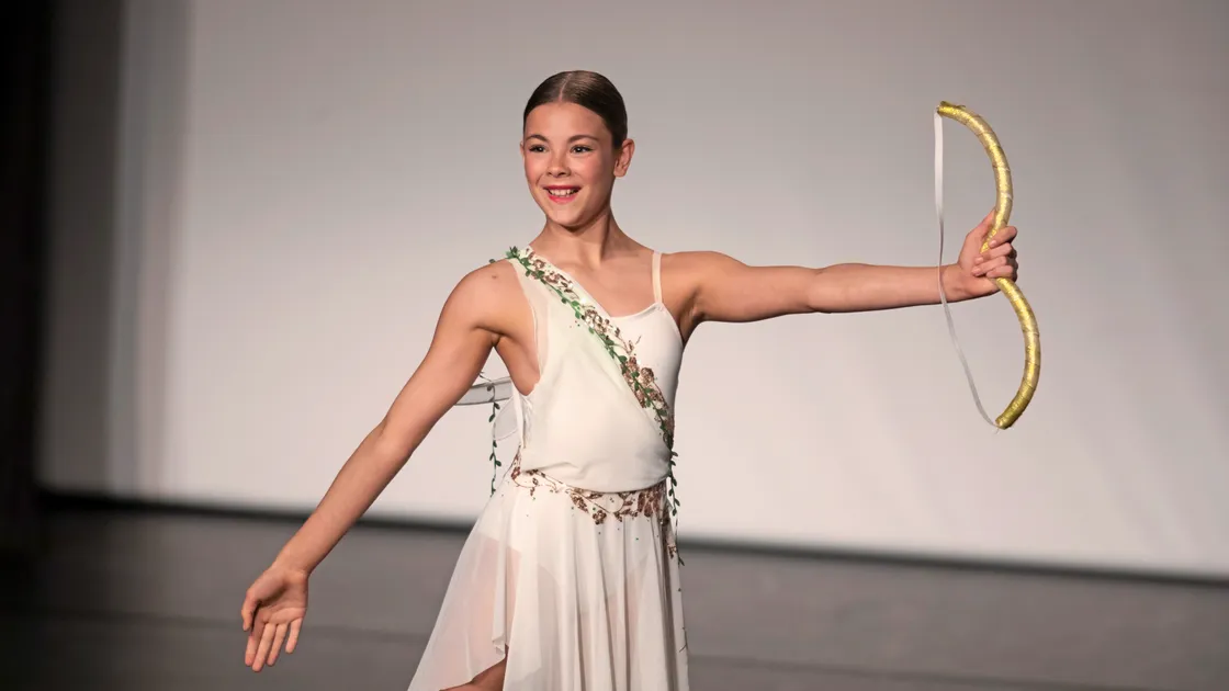 Bella Josling performs Cupid Finds His Bow at Beau Sejour. (Picture by Connor Rabey, 33298039)