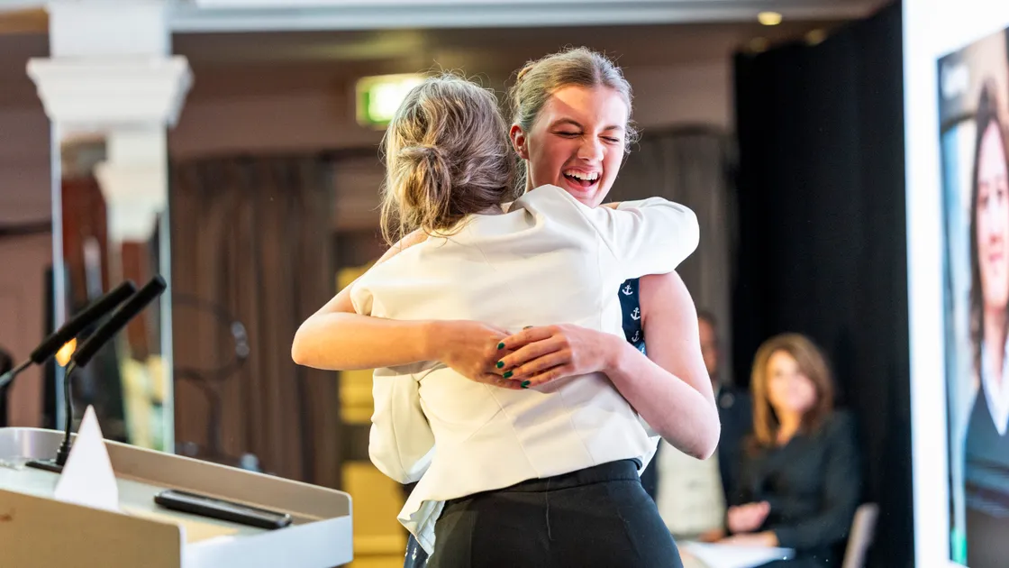 Eva Redelinghuys won this year’s Young Achiever award, one of 13 prizes on the night