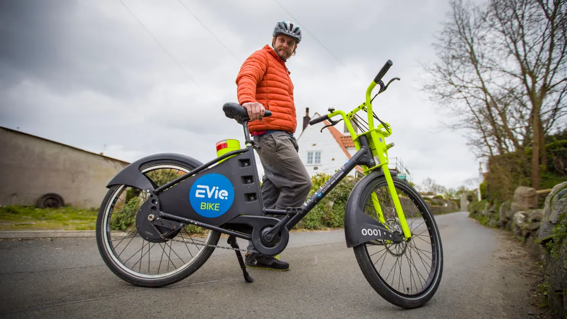 Phil Le Poidevin from EVie Bike. (Picture by Sophie Rabey, 29599665)