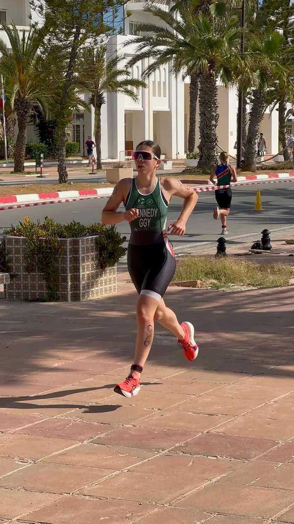 The race unfolded in the seaside resort of Yasmine Hammamet, with the bike and run both being multi-lap waterfront courses.
