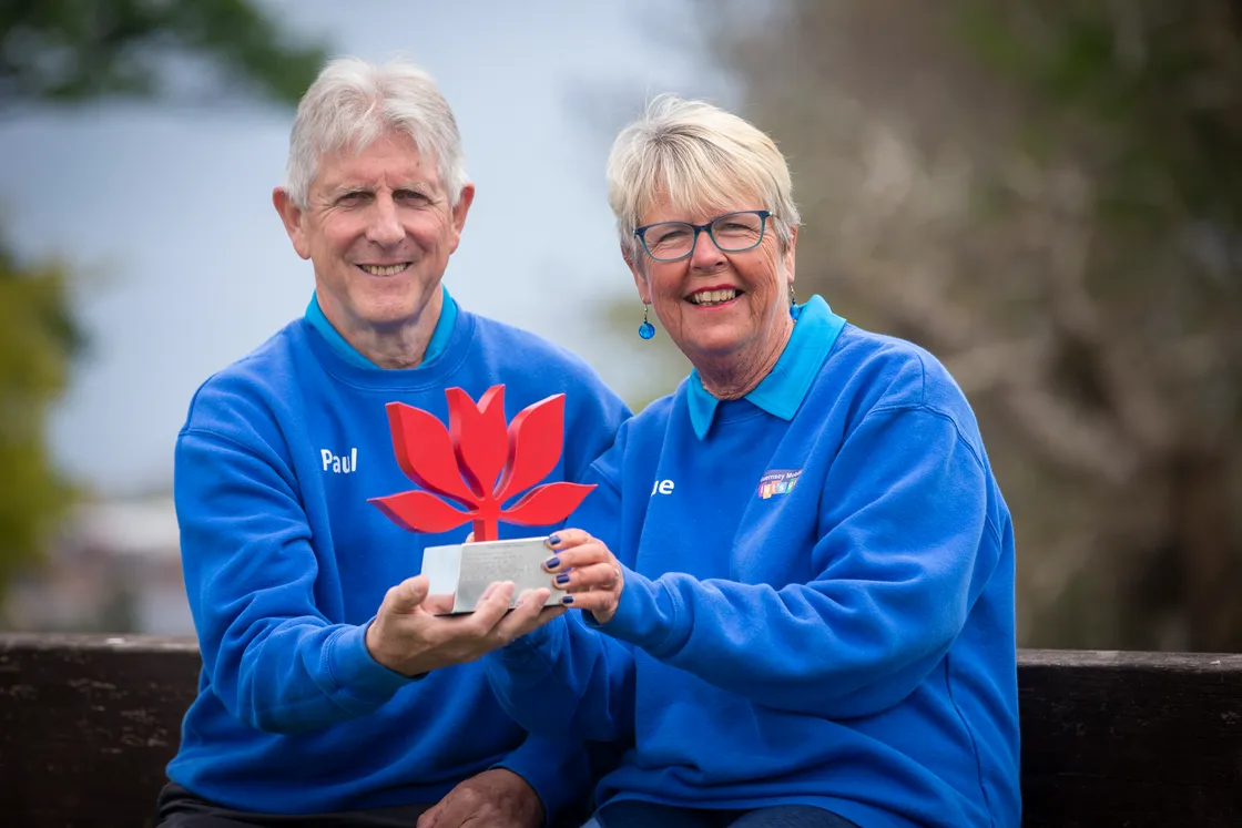 Paul with fellow Guernsey Mobility Let’s Go collaborator, Sue Duport