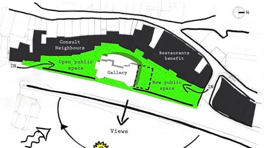 Art for Guernsey's plans for a boutique art gallery in the current tourist information building in St Peter Port.  (23293044)