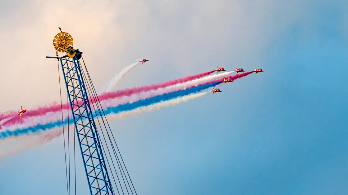 This year’s Air Display was held in the evening for the first time